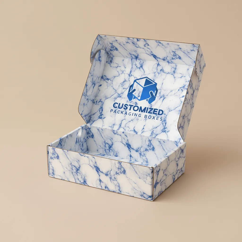 A colorful hair bonnet box with a window, showcasing a silk bonnet and stylized text.
