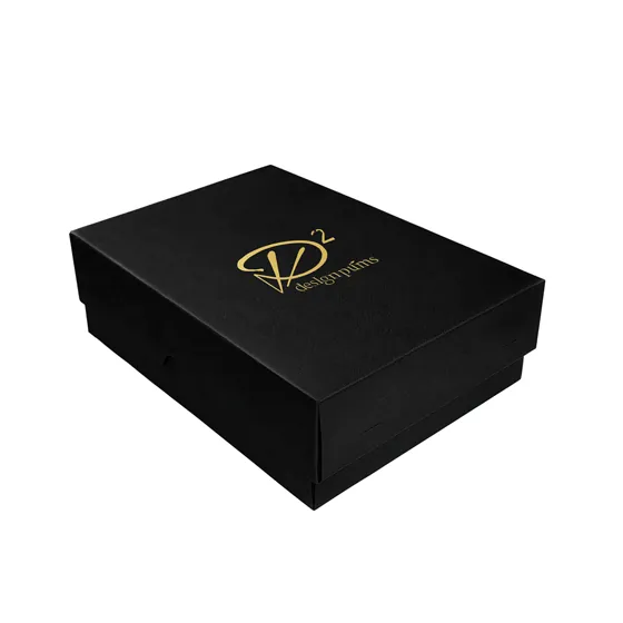 A simple, brown cardboard shirt box, suggesting a natural or eco-friendly product.
