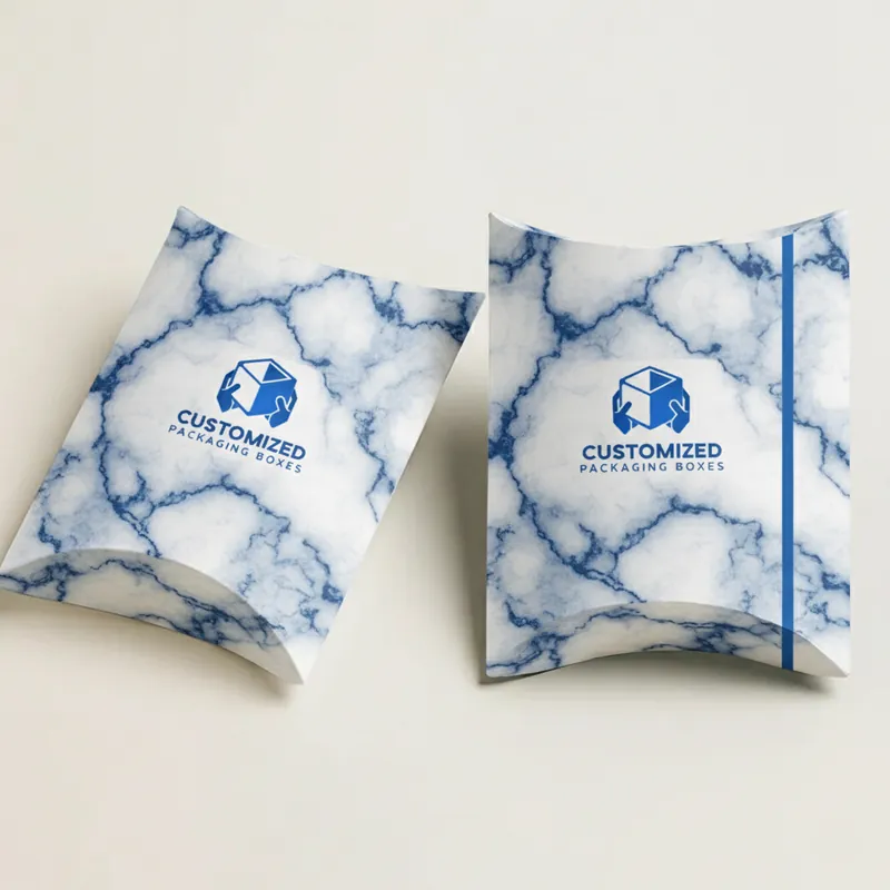 A tie box featuring a stylish, possibly patterned tie, suggesting refined menswear packaging.