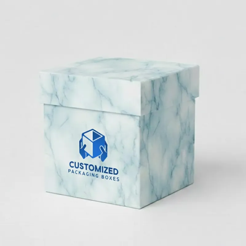A minimalist 9cl candle box with a simple design, likely made of cardboard, for retail or gifts. 
