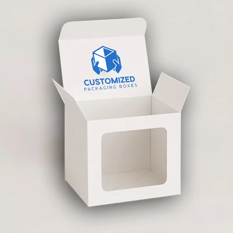 A plain cardboard shipping box with a lid, ideal for securely packaging and shipping candles.
