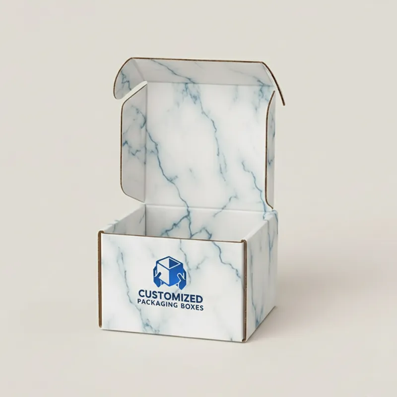 A luxury candle box with a hinged lid and a minimalist design, showcasing elegant packaging for high-end candles.
