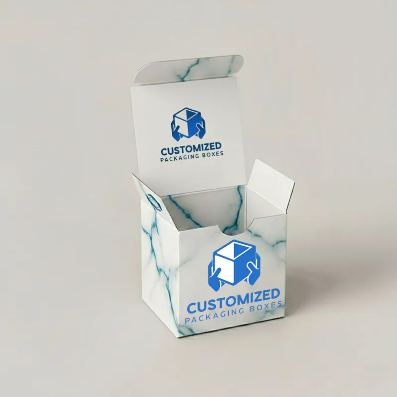 Sleek, minimalist CBD tincture box with a white background and simple branding.