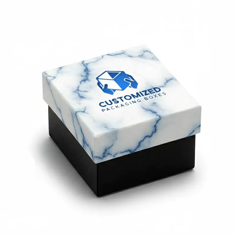 A compact blush box, likely for cosmetics, showcasing packaging design.
