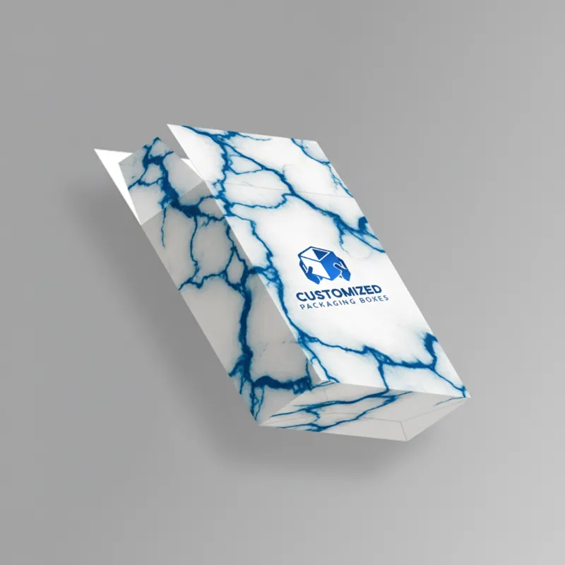 Rectangular seal-end packaging box.