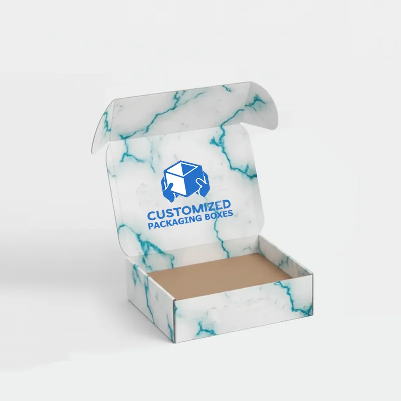 A product shot of a brown and yellow beard brush box with simple text on the front.