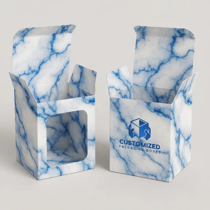 A toy packaging box with colorful graphics and text, possibly for a children's toy, is displayed vertically.
